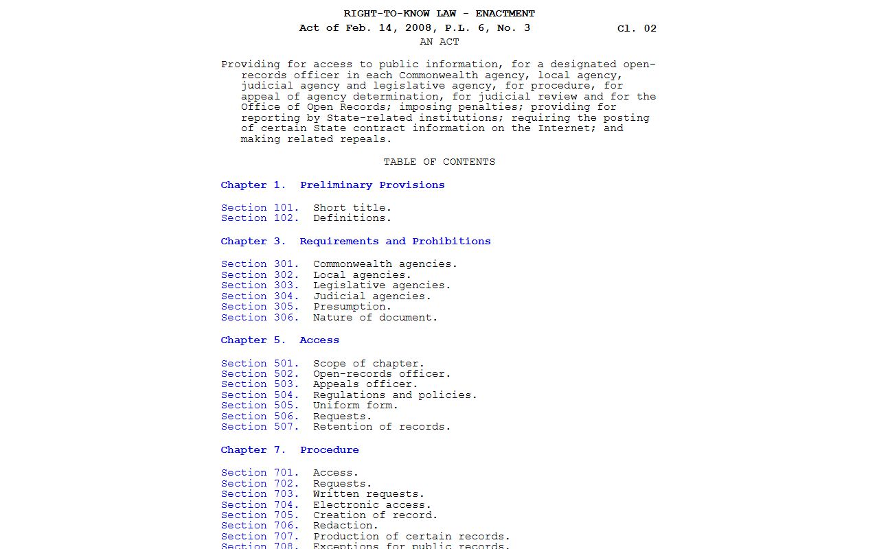 Lackawanna County court records Pennsylvania Right-to-Know Law source